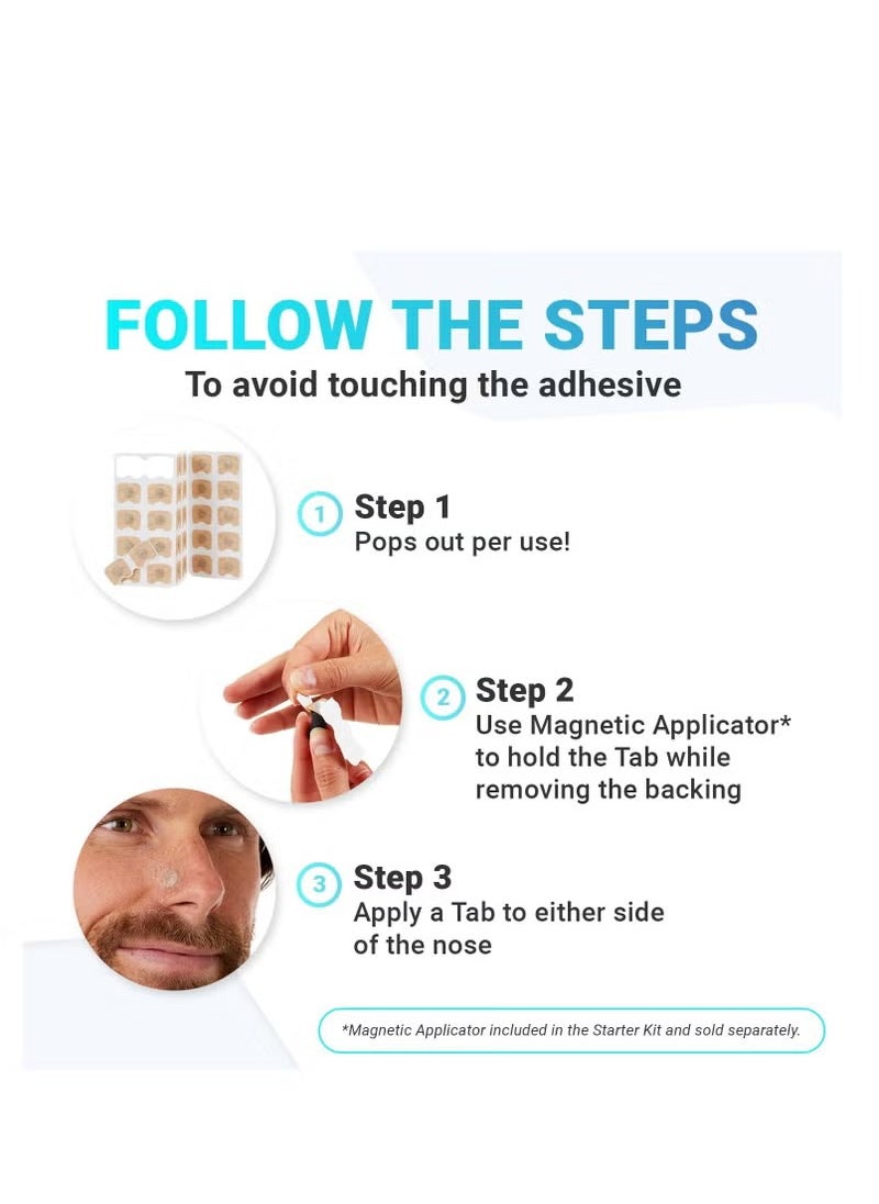 Generic - Intake Breathing Nasal Strip Starter Kit (15 Count Black) - Boost Oxygen Intake, Reduce Snoring, Improve Sleep Quality - Sweat Resistant, Skin Safe Nasal Strips - Extra Strength Snoring Solution - Image 1