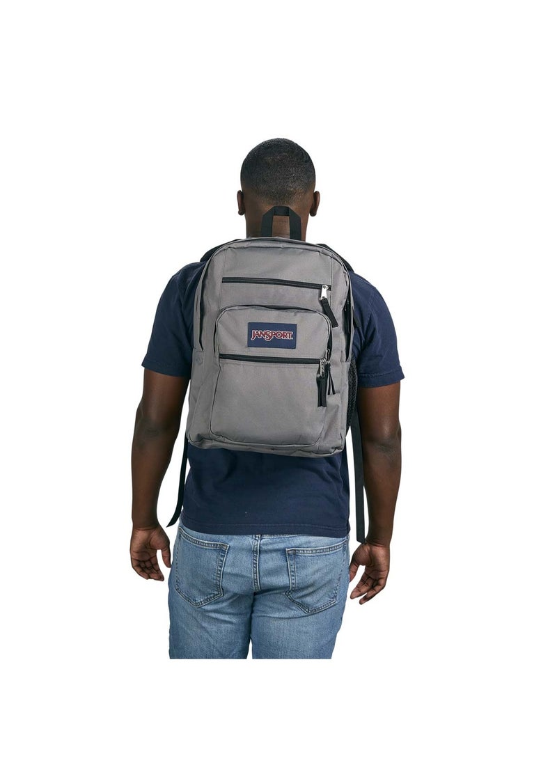 JANSPORT Big Student backpack Two Large Main Compartments Dedicated Laptop Sleeve, 34 L, 0.65 kg, 15.5 Inch - Grey  - Image 5