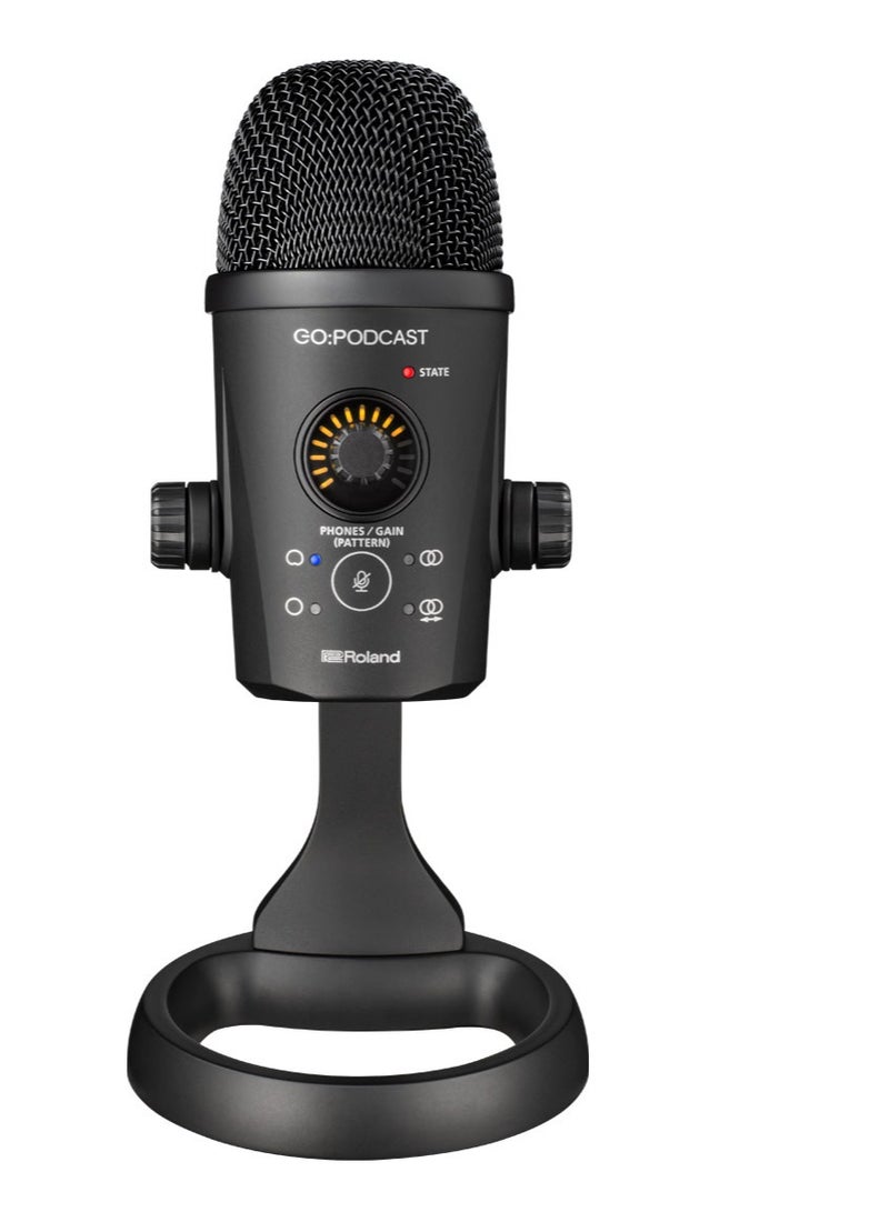 Roland ميكروفون USB رولاند GO:PODCAST وتطبيق البث المباشر المحمول - Image 2