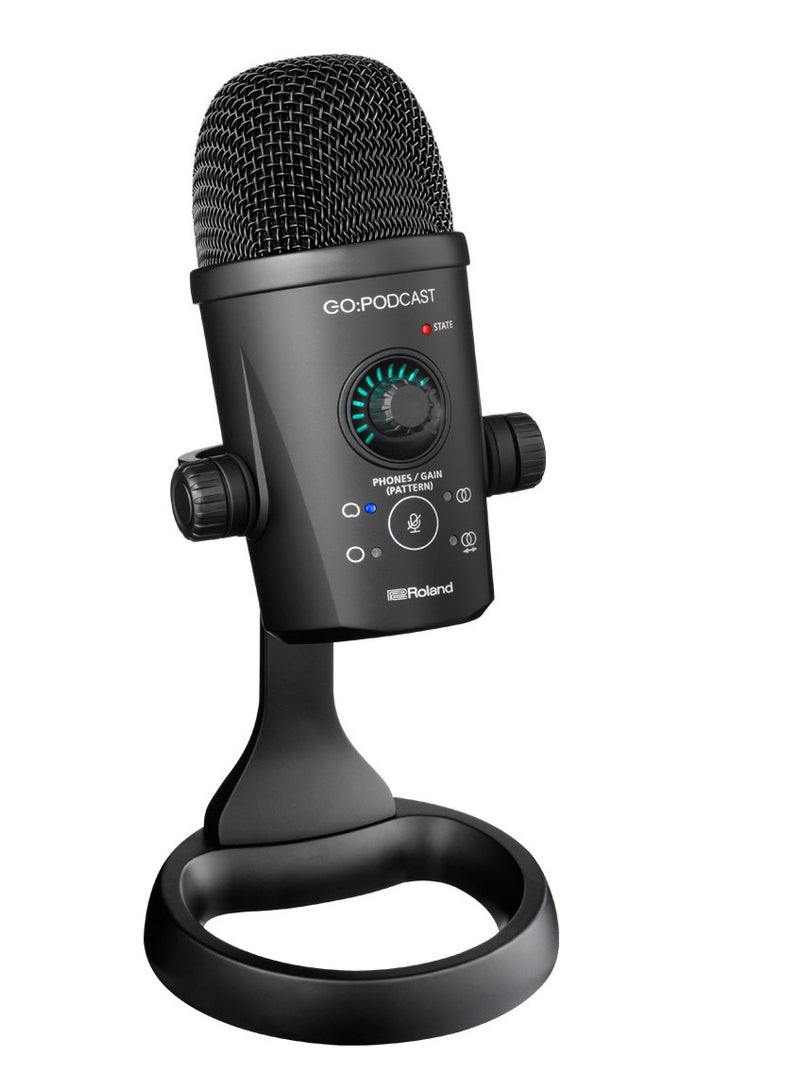 Roland ميكروفون USB رولاند GO:PODCAST وتطبيق البث المباشر المحمول - Image 3