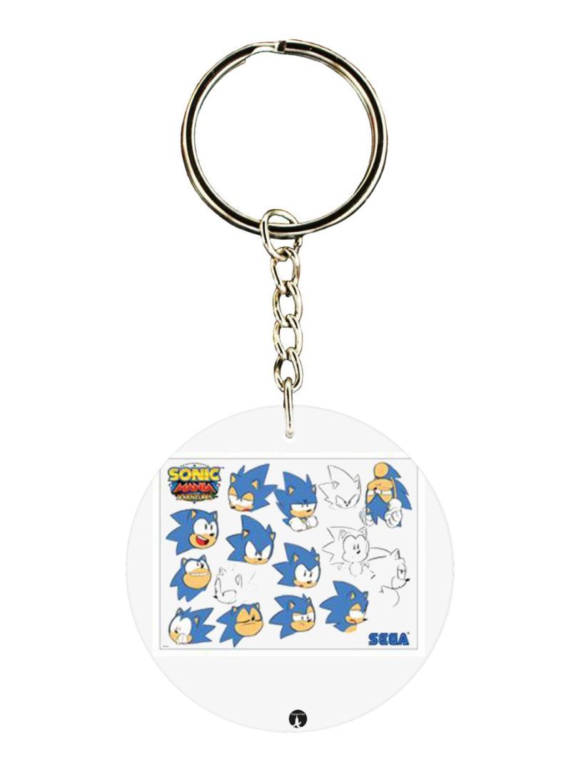 RKN Double Sided Sonic Printed Keychain