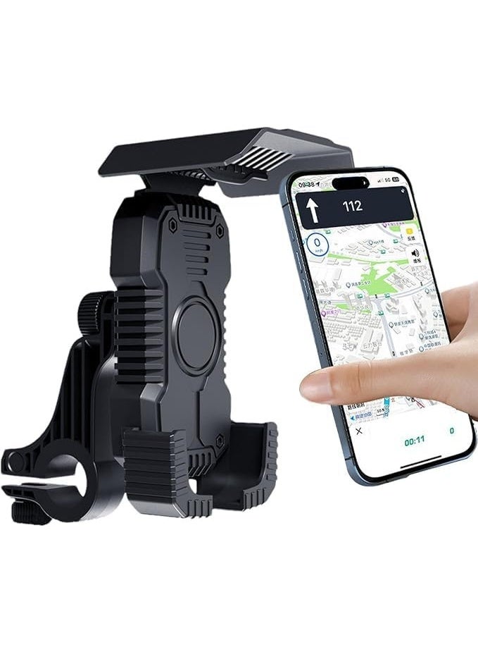 360 Degree Rotating Anti-slip Easy Installation Adjustable Bike and Motorcycle Phone Holder for All Phones - Image 2