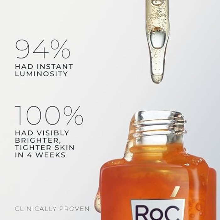 RoC Multi Correxion Revive + Glow 10% Active Vitamin C Serum for Face, Daily Anti-Aging Wrinkle and Skin Tone Skin Care Treatment, Brightening Serum , 1 Fluid Ounce - Image 3