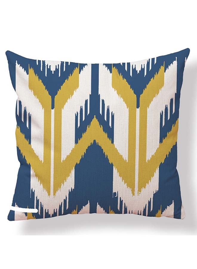 NIBEMINENT Water-Proof Decorative Cushion Cover Yellow/Blue/White 45 x 45cm