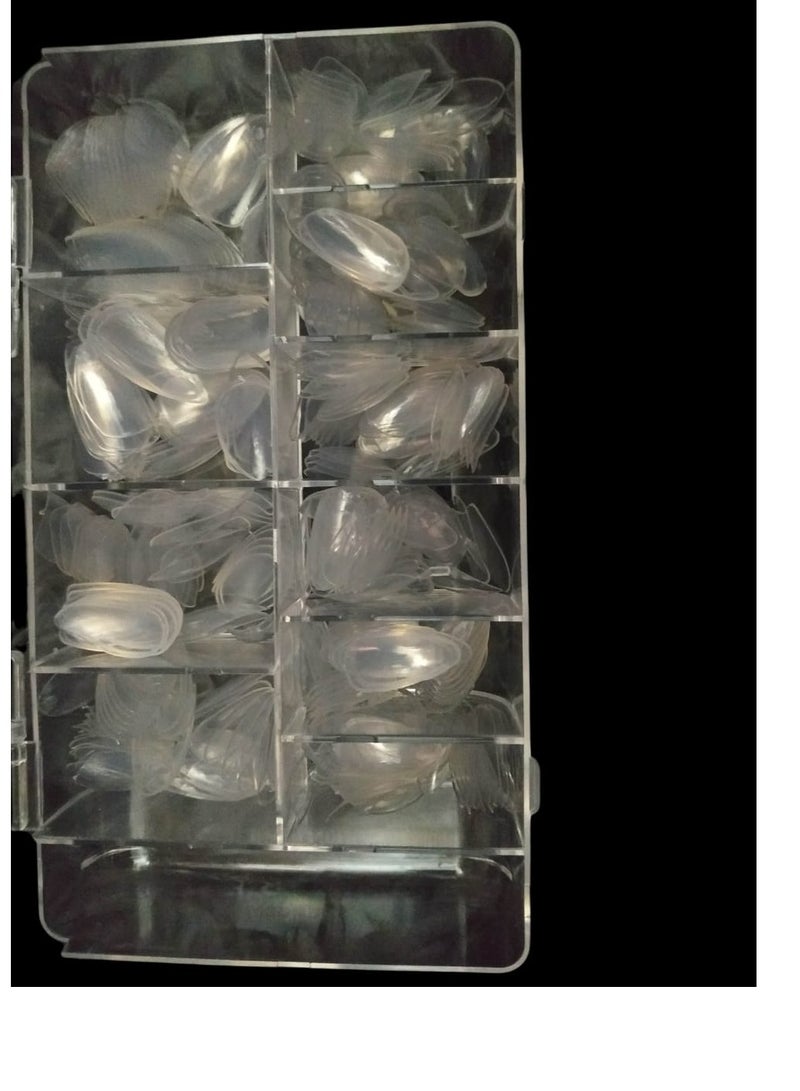 أظافر صناعية - 100 قطعة. شفاف - Image 2
