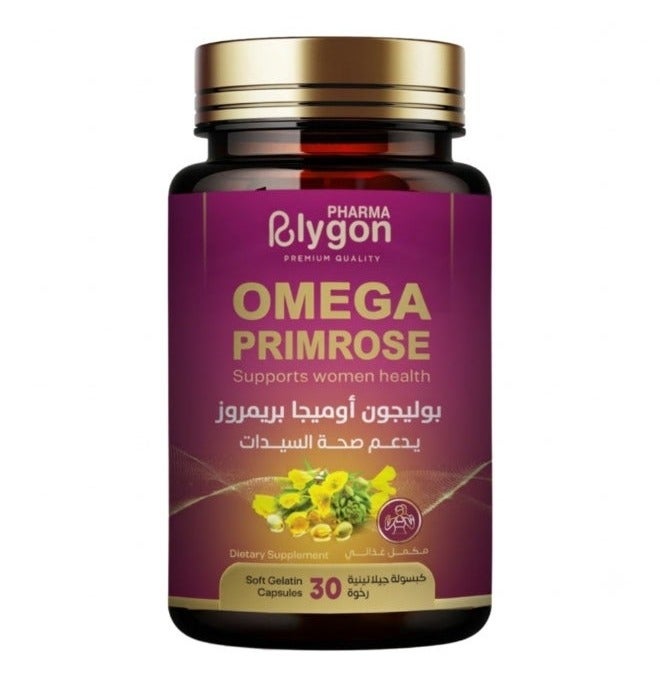 Polygon pharma Omega Primrose Women's Supplement | 30 Soft Gelatin Capsules - Image 1