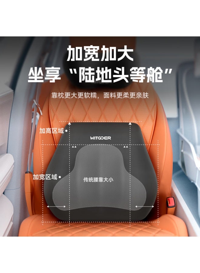 Witgoer Car Headrest And Lumbar Support Set, Neck Pillow, Backrest Cushion, Waist Pad, Car Seat Back Support For Driver