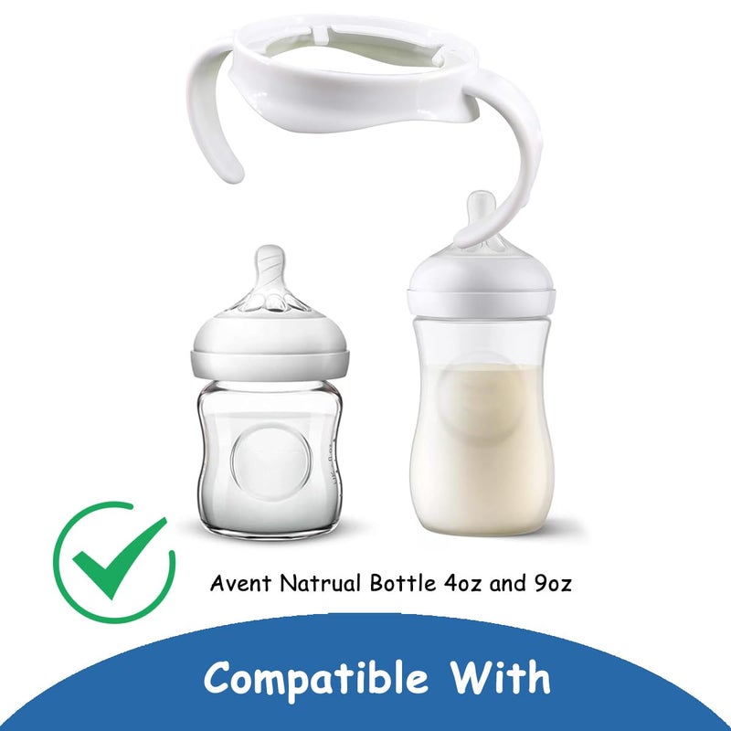 ROMIRUS Bottle Handles Compatible for Philips Avent Natural Response Baby Feeding Bottle (Set of 4) - Image 4
