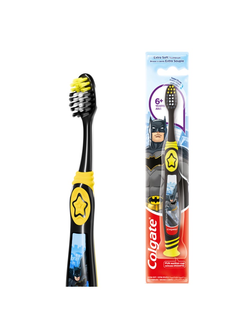 Colgate Kids 6+ years Batman Extra Soft Toothbrush 1 Pc - Image 1