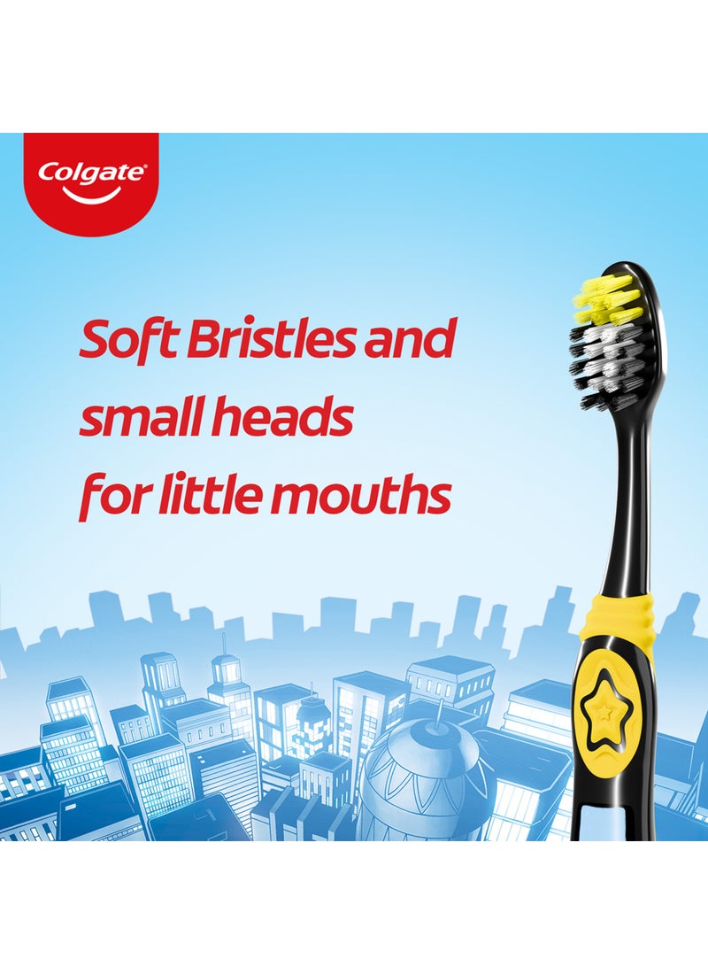 Colgate Kids 6+ Years Batman Extra Soft Toothbrush 1 Pc - Image 3