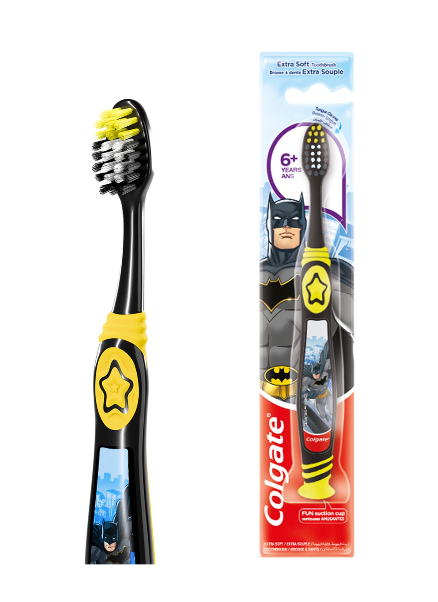 Colgate Kids 6+ Years Batman Extra Soft Toothbrush