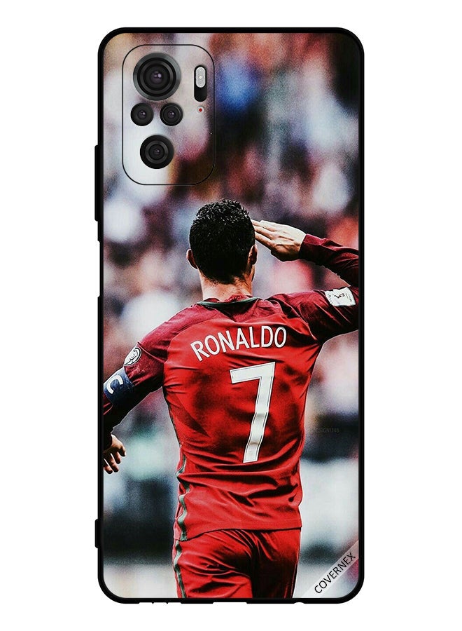 Covernex Protective Case Cover For Xiaomi Redmi Note 10S 4g Ronaldo Salute To Crowd - Image 1