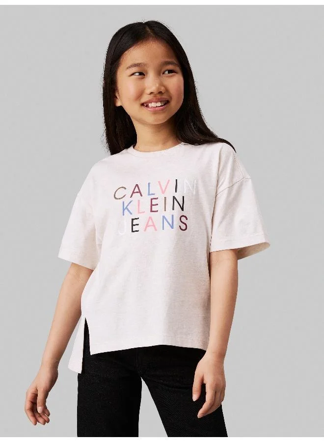 كالفن كلاين جينز Youth Color Logo T-Shirt