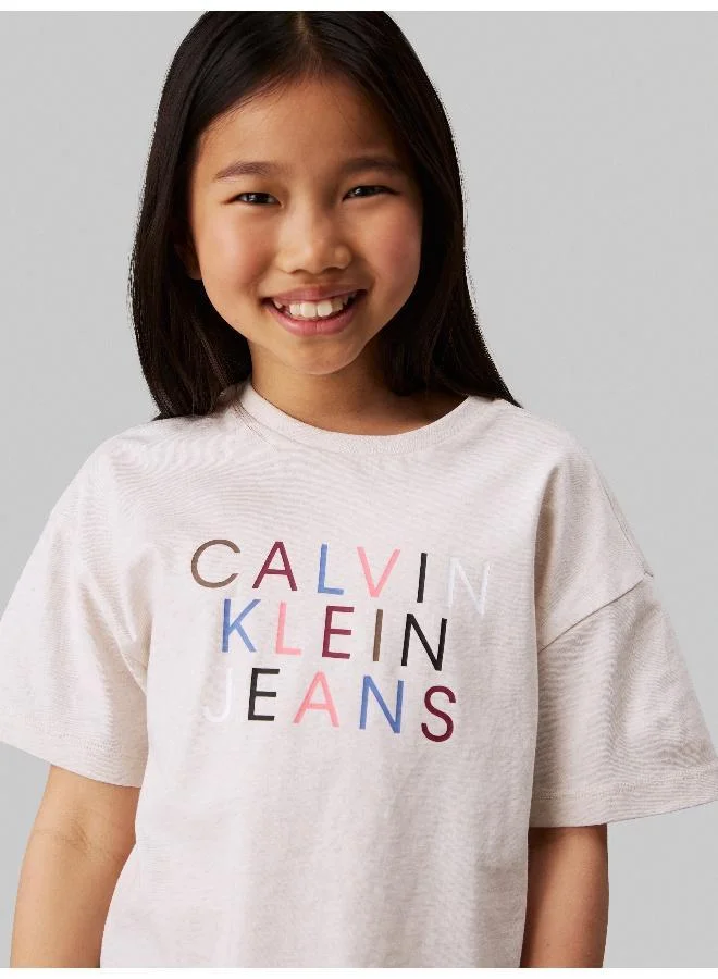 كالفن كلاين جينز Youth Color Logo T-Shirt