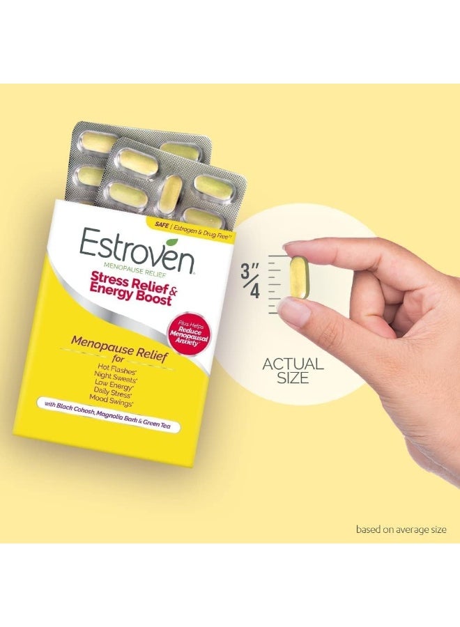 إستروفين تخفيف التوتر وتعزيز الطاقة لتخفيف أعراض انقطاع الطمث 28 كبسولة - Image 3