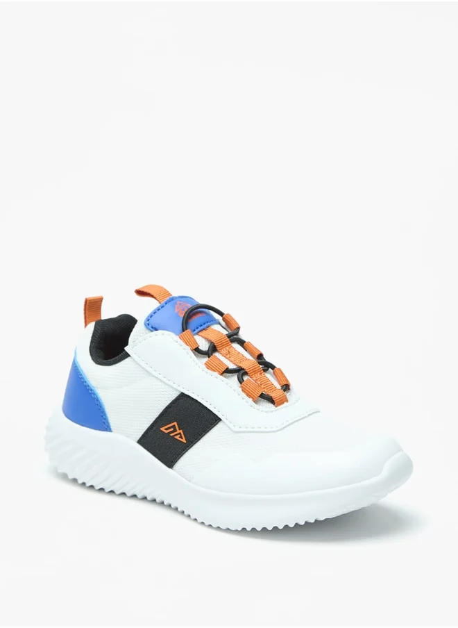 شو اكسبرس Colourblock Walking Shoes With Lace-up Closure