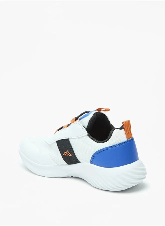 شو اكسبرس Colourblock Walking Shoes With Lace-up Closure