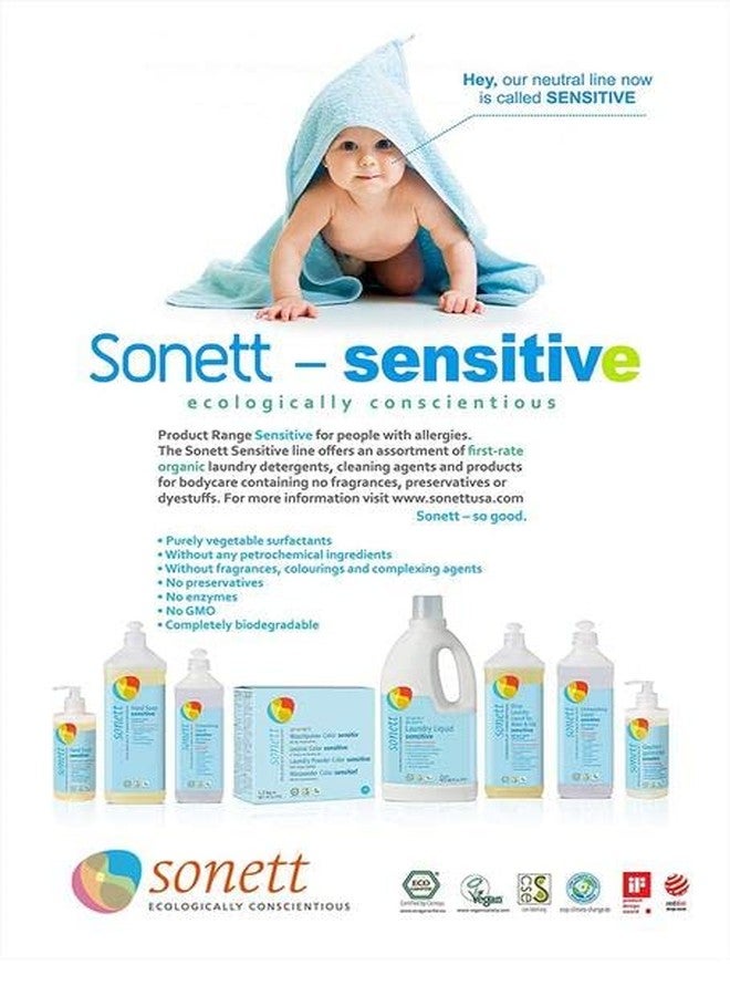 Sonett Organic Dishwashing Liquid, All Purpose Cleaner Sensitive Skin For People With Allergies 17 Fl.Oz (Pack of 6)) - Image 4