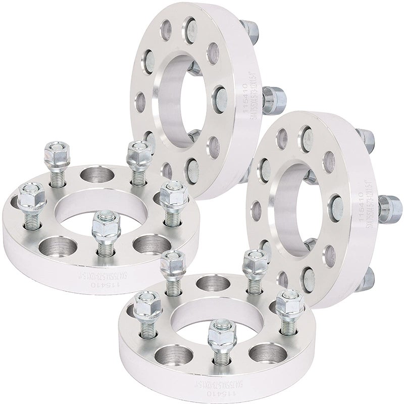 OCPTY 5x475 to 5x45 Wheel spacers adapters 1 inch with 12x15 Studs 73CB Wheel Spacers fit for 19842013 for Corvette 19902005 for Jimmy 4PCS