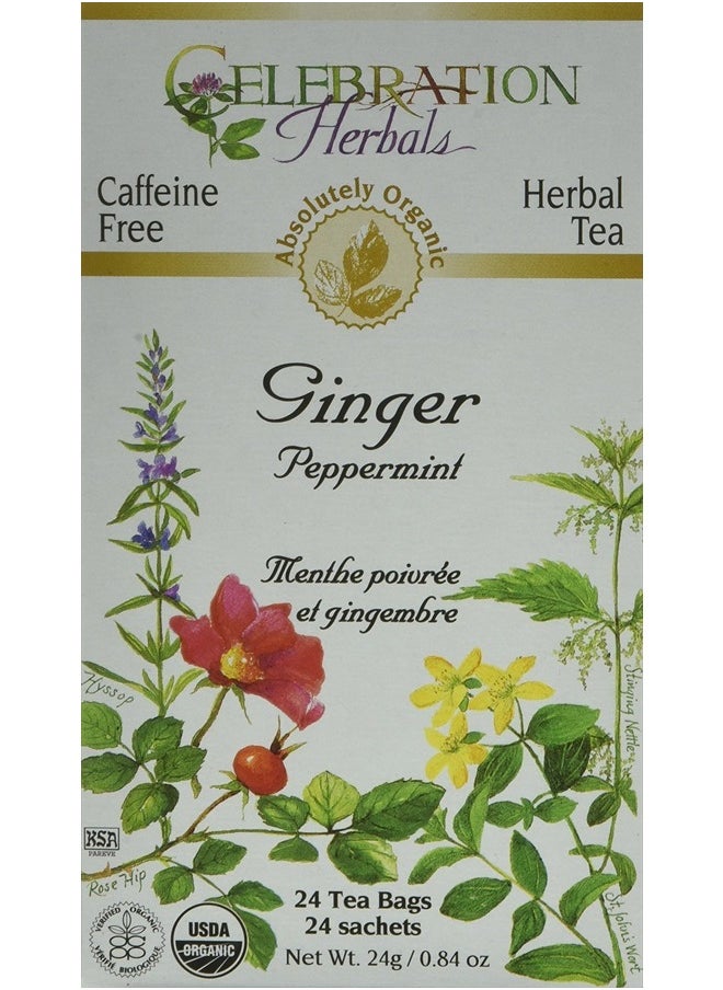 CELEBRATION HERBALS Ginger Peppermint Tea Organic 24 Bag, 0.02 Pound - pzsku/ZF5E025B0D2D9E6C8FDD3Z/45/_/1715595765/5638650f-5b06-4900-84c7-d4bb357f2845