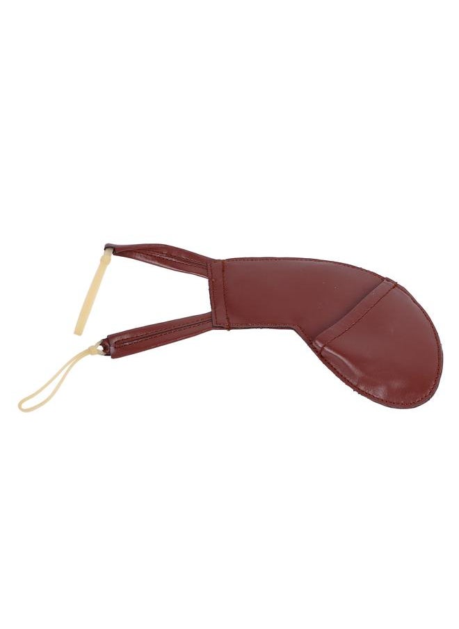 Thoraya - Violin Shoulder Rest Pad Handmade Soft Sheepskin Violin Chin Rest Cover for Practice Brown 1/8 1/16 - Image 1