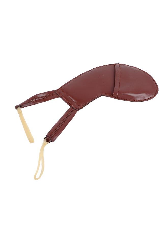 Thoraya - Violin Shoulder Rest Pad Handmade Soft Sheepskin Violin Chin Rest Cover for Practice Brown 1/8 1/16 - Image 1