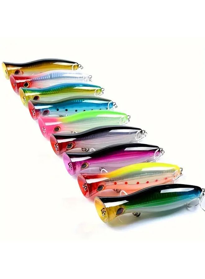 Red Head Laser Fishing Lure Long Distance Floating Bait with Water Splash and Reflective Design - Image 1