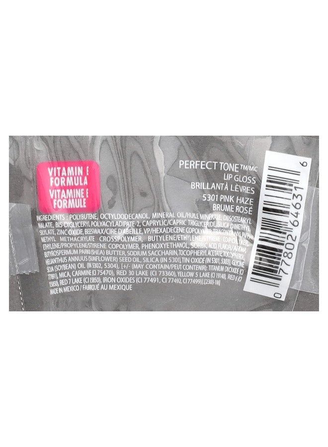 Black Radiance, Perfect Tone, Lip Gloss, 5301 Pink Haze, 0.4 fl oz (11.8 ml) - Image 2
