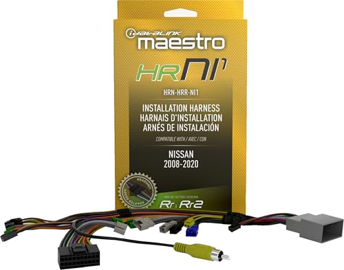 Idatalink Maestro HRN-HRR-NI1 Plug and Play Radio Replacement Harness for Select 2007-2020 Nissan Vehicles (ADS-MRR or ADS-MRR2 Module Required) - Image 1