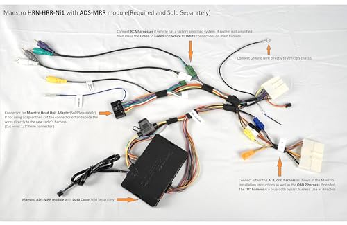 Idatalink Maestro HRN-HRR-NI1 Plug and Play Radio Replacement Harness for Select 2007-2020 Nissan Vehicles (ADS-MRR or ADS-MRR2 Module Required) - Image 5