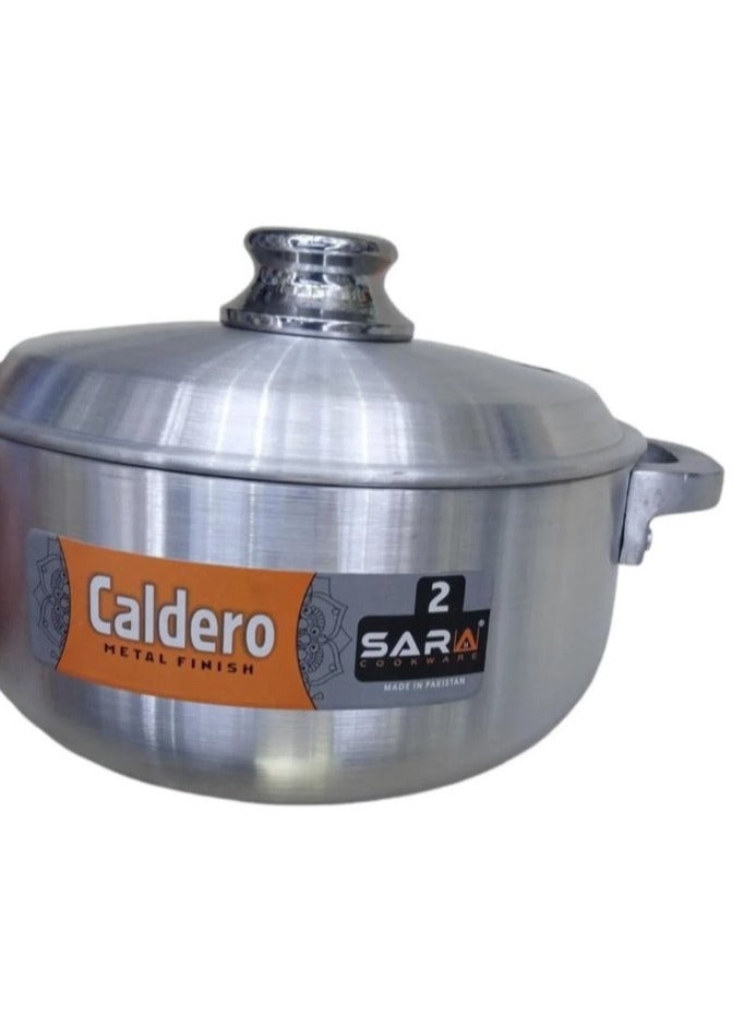 7-piece Pakistani wide aluminum cookware set  - Image 3