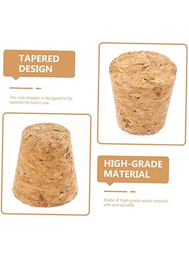30 Pcs Tapered Cork Stoppers Wine Bottles Natural Shaped Plugs Leakproof Replacement Wine Beer Craft Bottles - Image 5