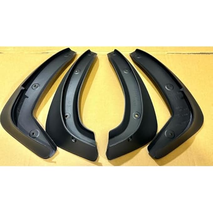 rayihni Premium Mud Flaps Set For Lexus Ls430 Black Automotive Splash Guards 4Pcs Set - Image 1