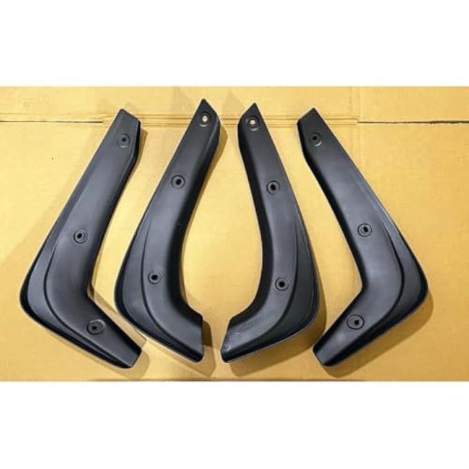 rayihni Premium Mud Flaps Set For Lexus Ls430 Black Automotive Splash Guards 4Pcs Set - Image 4