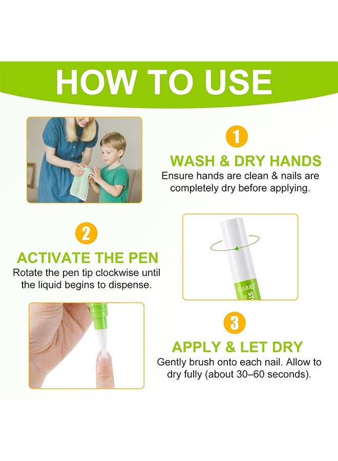 Elaimei Nail Biting Treatment for Kids, (2pcs) Thumb Sucking Deterrent, Nail Biting Prevention for Kids, Safe and Natural Plant Bitter Formula, Nail Care Stop Biting Nails-0.24floz - Image 5