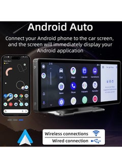 AROAQ 9.3 Inch Car Stereo MP5 Player BT Hands-Free Calling FM Radio Support Carplay Android Auto Phone Link Reversing Assist U-Disk/TF Card with Adjustable Bracket  - Image 3