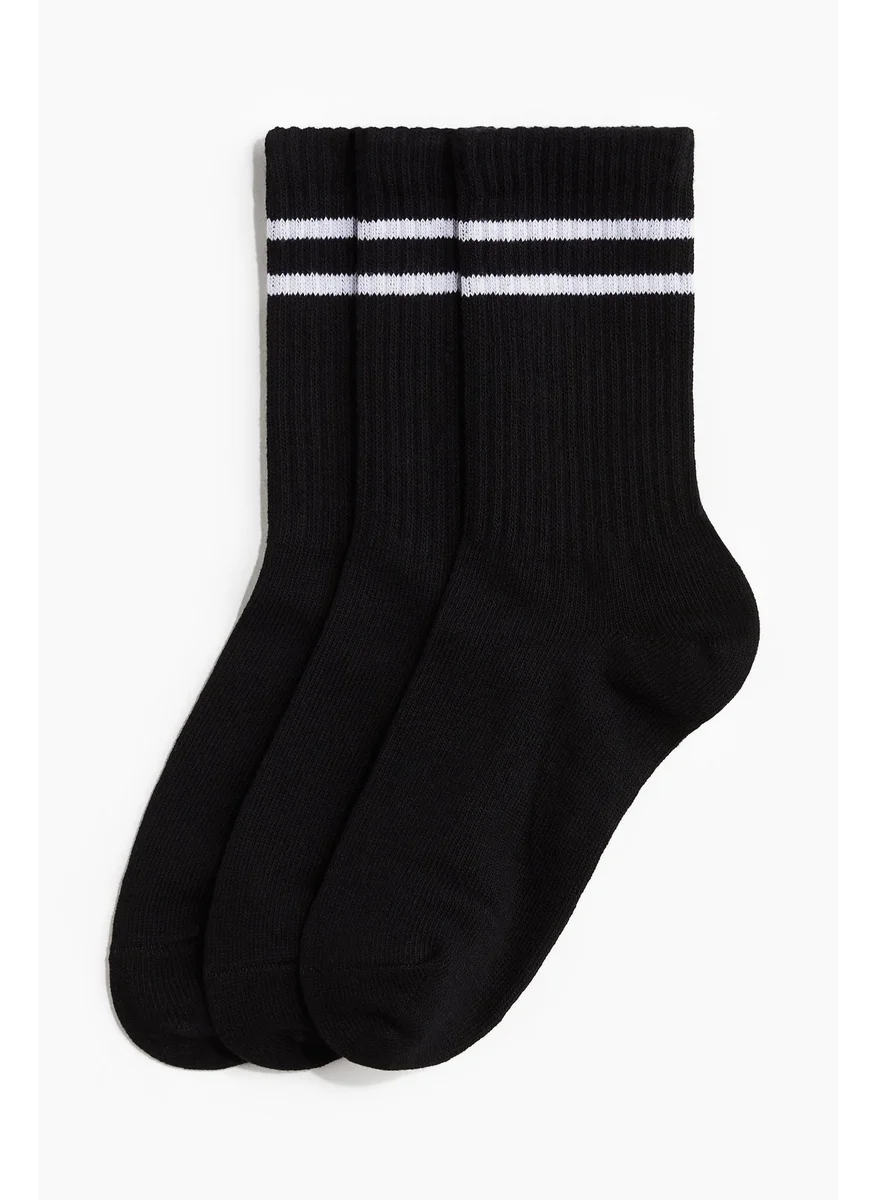 H&M 3-Pack Sports Socks