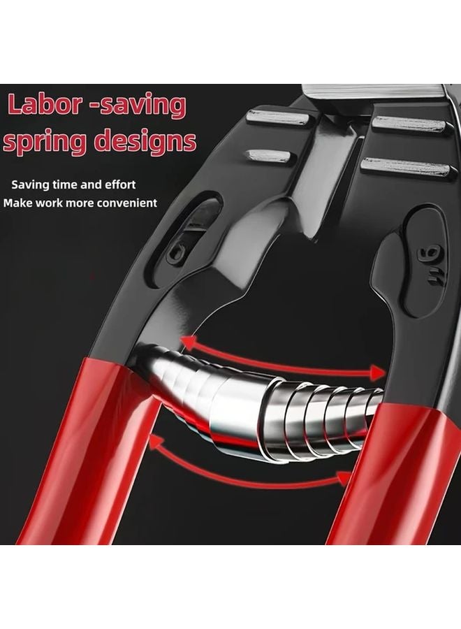9 Inches Chrome Vanadium Wire Cutters Professional Industrial Labor Saving Spring - Image 4