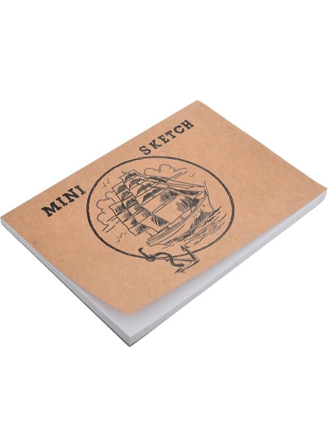 Yassin Mini Sketchbook, 30 Sheets Glue-Bound for Portable Art and Sketches - Image 2