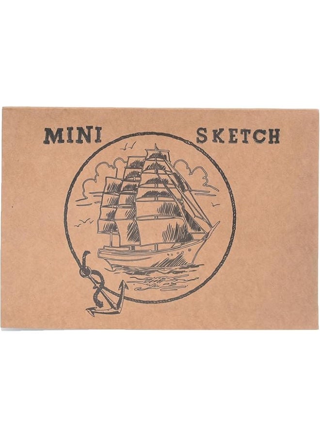 Yassin Mini Sketchbook, 30 Sheets Glue-Bound for Portable Art and Sketches - Image 1