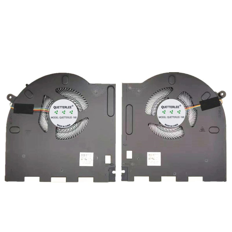 0H5TYJ 0CNV63 New CPU GPU Cooling Fan For DELL Alienware M17 R3 / M17 R4 / P45E Laptop Cooler DC12V 1A 4-Line - Image 1