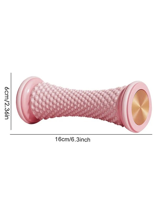 إسكدنيا Foot Roller Massager for Plantar Fascia Relief, for Deep Tissue Muscle Massage, Muscle Relaxation for Feet, Hands, Arms, and Legs (Pink) - Image 2