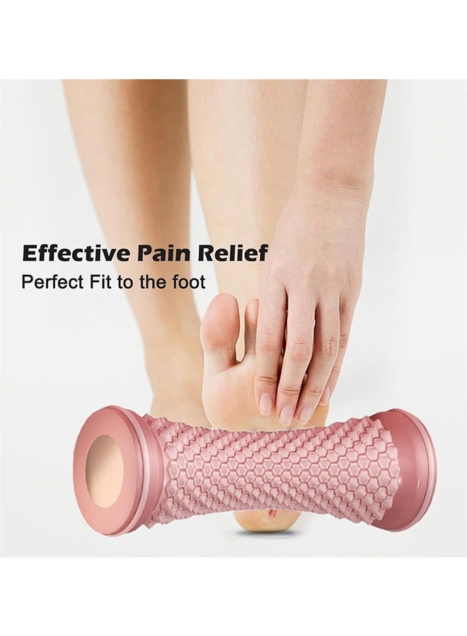 إسكدنيا Foot Roller Massager for Plantar Fascia Relief, for Deep Tissue Muscle Massage, Muscle Relaxation for Feet, Hands, Arms, and Legs (Pink) - Image 5