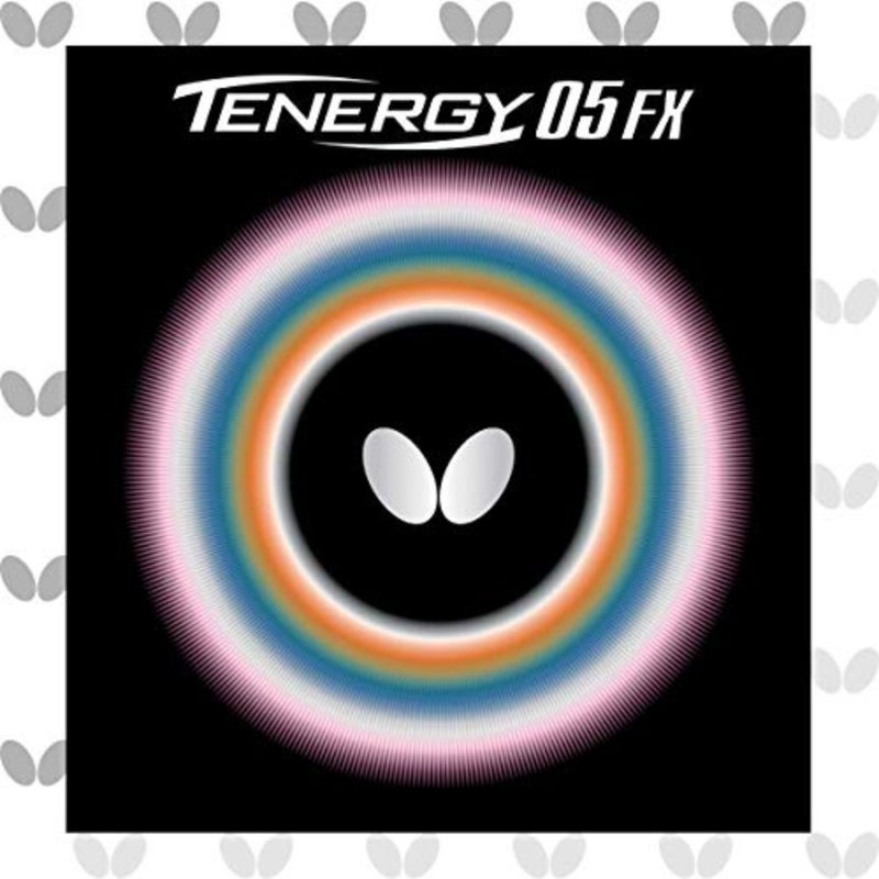 Tenergy 05 FX Table Tennis Rubber Sheet - 1.7 mm, 1.9 mm, or 2.1 mm - Red or Black - 1 Inverted Table Tennis Rubber Sheet - Professional Table Tennis Rubbers - Image 1