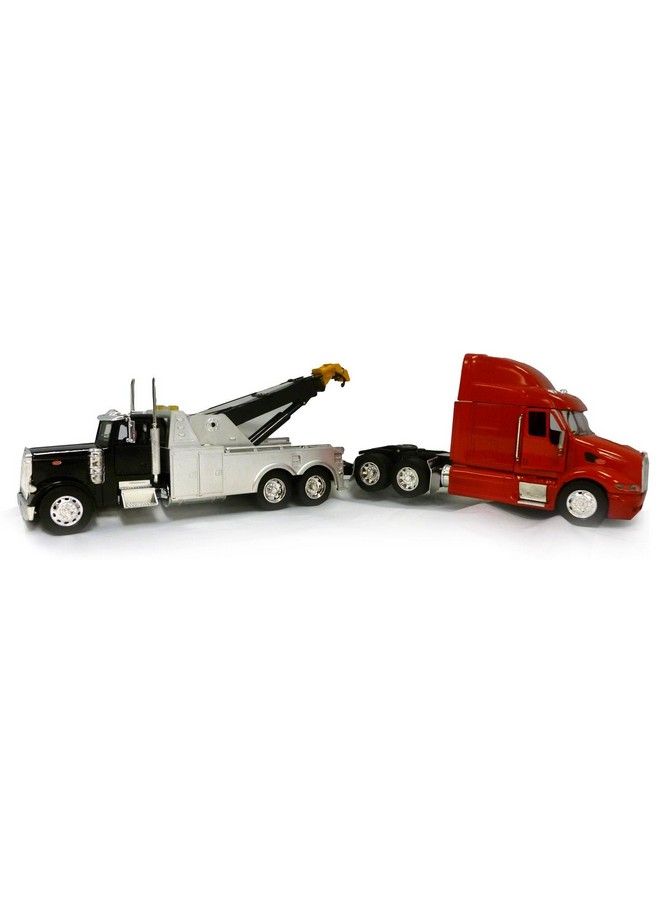 New-Ray 1:32 Scale Peterbilt Tow Truck W/ Truck Cab - Image 2