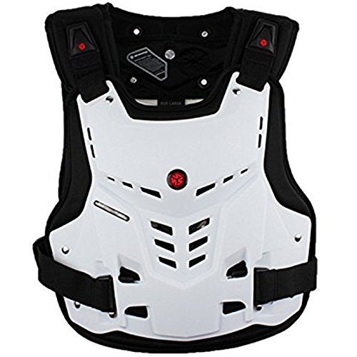 TINTON LIFE Knight Equipment Motocross Motorcycle Adult Chest Protector Vest Protector (White) - Image 4