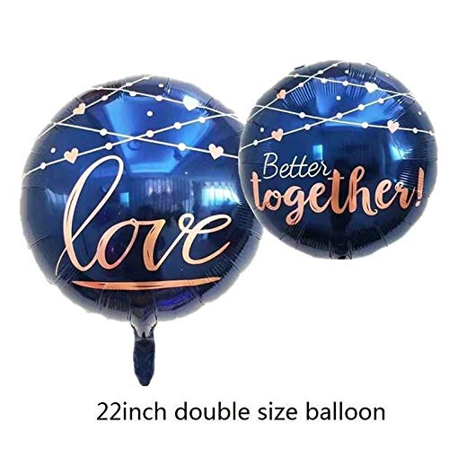 Balloonistics Love Better Together Round Double Side Foil Balloon 22 Inches Pack of 1 - Image 2