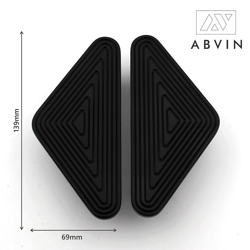 ABVIN Matt Black Unique Cabinet Beautiful Drawer Knobs Decorative Dresser Drawer Pulls Small - Image 2