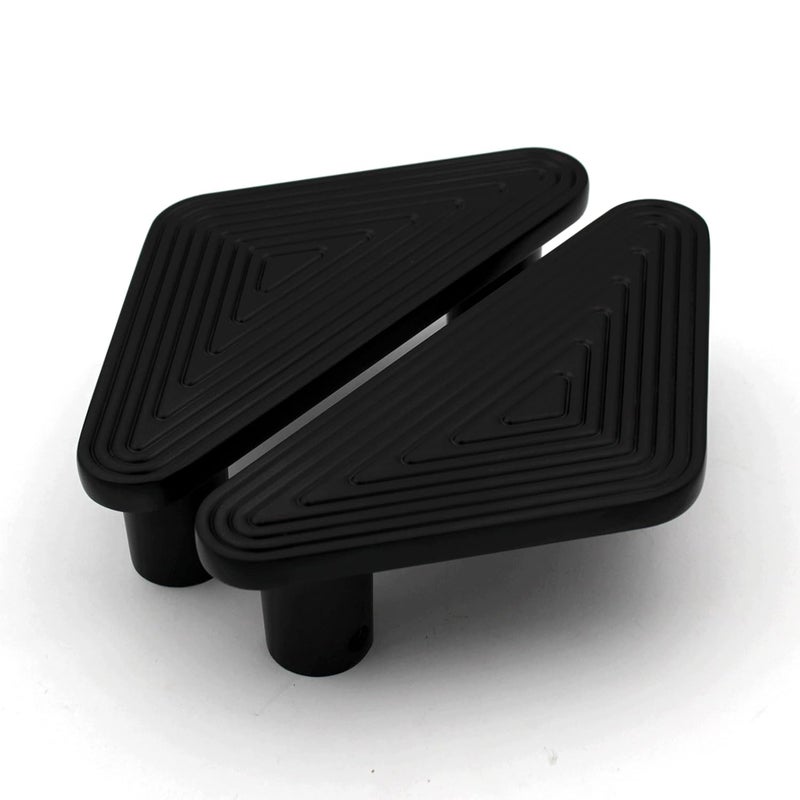 ABVIN Matt Black Unique Cabinet Beautiful Drawer Knobs Decorative Dresser Drawer Pulls Small - Image 1