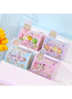 Cute Cartoon Series Special Oil Hand Tape Stickers Handbook Material Decoration Colorful Pet Tape Full Set Children Day Gifts [Life Diary of Little Sweet Potato] PET Single Box